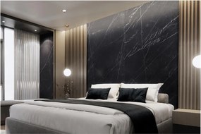 Piastrella da pavimento interno 120 x 280 cm Sp. 6 mm rettificato Marquina in gres naturale smaltato nero opaco traffico medio (pei 2/5) R9 3.36 mq