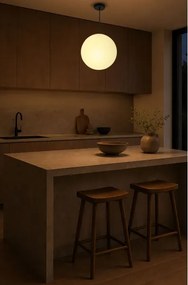 BRILAGI - Lampadario a sospensione con cavo POLOS 1xE27/40W/230V Ø 30 cm nero