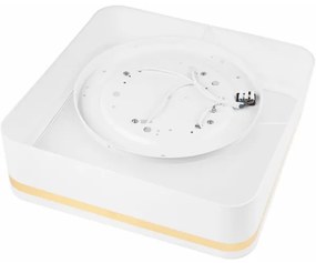 Plafoniera SIRJA SQUARE 4xE27/60W/230V 45x45 cm bianco