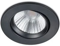 Illuminazione da Incasso da Interno a LED in Metallo Nero Opaco