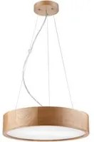 Lampada a Sospensione Eveline, Marrone, Legno, 80x37x37 cm, EPIKASA