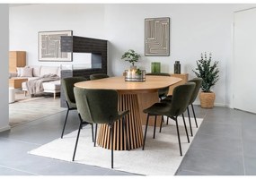 Sedie da pranzo verde scuro in un set di 2 Maceda - House Nordic