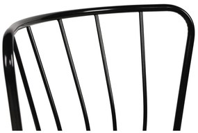 Sedie da pranzo in metallo nero in un set di 2 Yildiz - Kalune Design