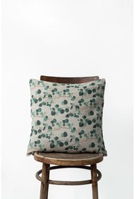 Federa di lino naturale, 45 x 45 cm Eucalyptus - Linen Tales