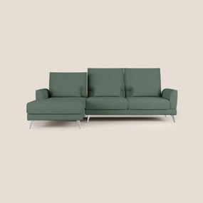 Tommy Divano angolare con relax e schienali traslanti in microfibra smacchiabile T11