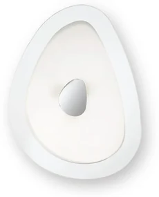 Plafoniera Moderna Geko Metallo Bianco 3 Luci E27