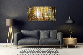 Quadro acrilico Foresta, piante, natura 100x50 cm