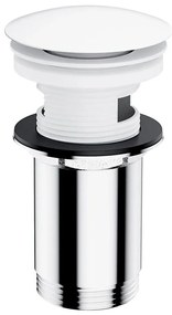 OMNIRES A706BM - Scarico del lavandino CLICK-CLACK diametro 6,6 cm bianco opaco