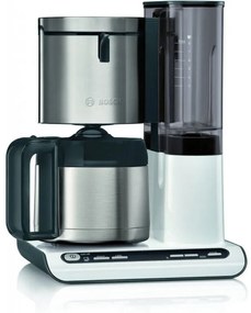 Bosch TKA 8A 681 Styline Macchina da Caffe' con Filtro e Caraffa Termica Automatica 1100W Bianco
