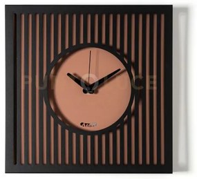 Orologio da parete elegante tiffany piccolo nero,mocha mousse