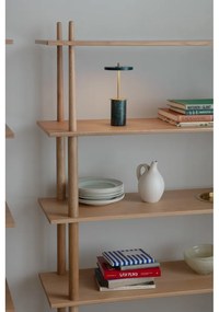 Lampada da tavolo dimmerabile a LED in marmo verde con paralume in metallo (altezza 25,5 cm) Asteria Move Mini - UMAGE