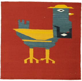 Kilim Tappeto 90 x 90 (Tacchino) Tessuto A Mano