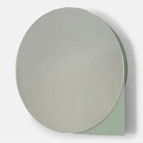 Mobile per bagno verde polveroso in metallo da appendere/con specchio 55x55 cm Sonnet – Spinder Design