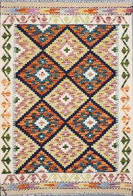 Kilim Tappeto 90 x 130 (Pakistan) Tessuto A Mano