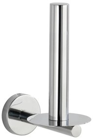 WENKO 20218100 - Porta carta igienica BOSIO SHINE 8x12,5 cm in acciaio inossidabile/argento