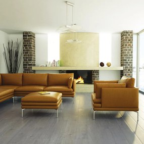 Pavimento SPC passaggio intenso Montana rovere grigio Sp 5 mm con sottopavimento integrato 2.196 m²