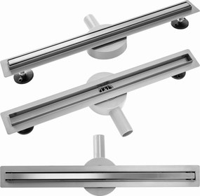 Canalina di scarico Rea Neo Slim Pro Nickel Brush INOX 70