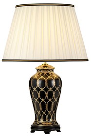 Lampada Da Scrivania Contemporanea Taipei Porcellana Oro 1 Luce E27