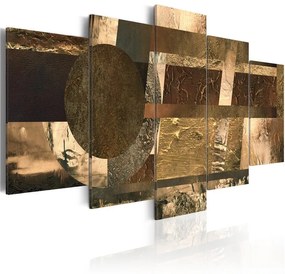 Quadro Golden Star  Colore Marrone, Dimensioni e Misure 100x50