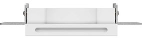 Portafaretto GU10 e MR16 in Gesso Pitturabile Quadrato Ø100x100 mm Materiale Gesso