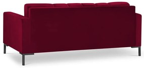 Divano in velluto rosso Bali - Cosmopolitan Design