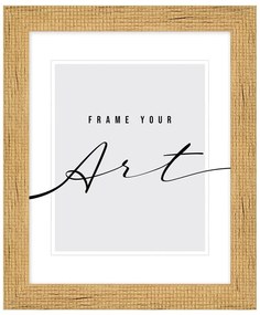 Cornice da parete in plastica di colore naturale 48x58 cm - knor