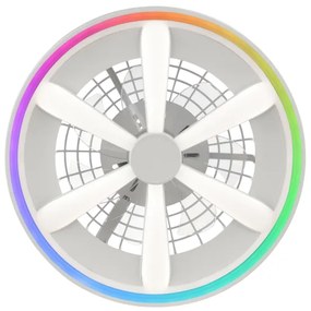 Brilliant - Ventilatore a soffitto LED RGBW GAIANO LED/48W/230V bianco + DO
