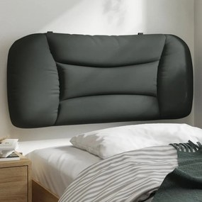 Cuscino Testiera Grigio Scuro 80 Cm İn Tessuto /
