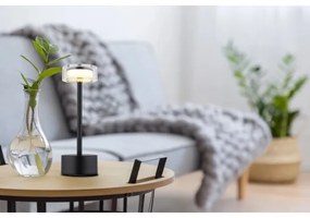 Globo 21026S - Lampada da tavolo LED dimmerabile SHIRA LED/2,5W/3,7V 2700/4000/6500K nero