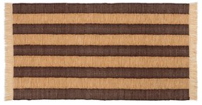 ferm LIVING - Ives Rug 80x140 Tan/Chocolate ferm LIVING