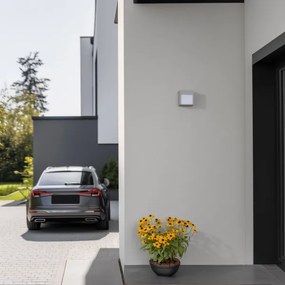 Brilagi - Applique a LED da esterno TERNI LED/12W/230V grigio IP44