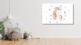 Stampa su tela – Unicorno magico