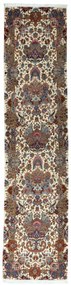 Tabriz Tappeto persiano 80x320 Beige (Iran) Annodato A Mano