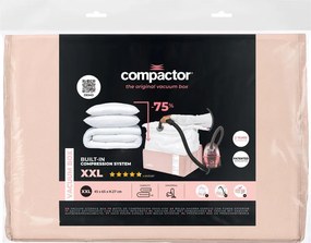 Organizer per vestiti sottovuoto in plastica 65x45x27 cm Pink Edition – Compactor