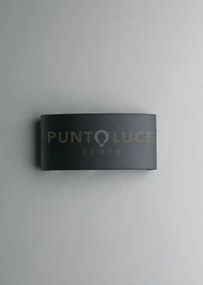 Applique biemissione led beetle antracite 6w 600lm cct 3000k / 4000...