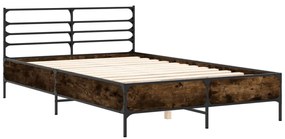 Giroletto rovere fumo 120x190 cm in legno multistrato metallo