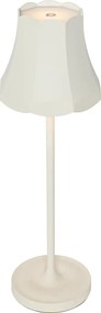Lampada da tavolo retrò ricaricabile IP44 bianco sporco - Granny