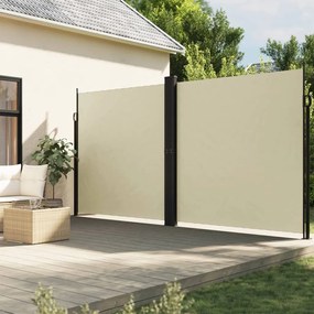 Tenda Da Sole Laterale Retrattile Crema 200x1200 Cm /