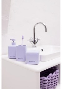 Portaspazzolino in poliresina viola Tom Tailor T-Rounded – Wenko