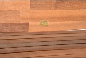 Panchina da giardino in legno marrone Hadia - Garden Pleasure