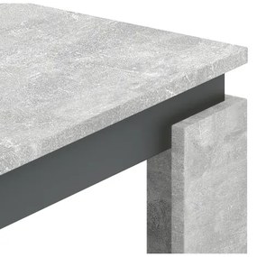 Tavolino da salotto OLAF grigio cemento/antracite