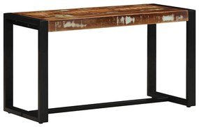 Panca Multicolore 80x35x45 Cm İn Legno Massello Recupero /