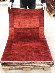 Loribaft Tappeto persiano 80 x 120 Rosso (Iran) Annodato A Mano