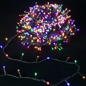 Aigostar - LED RGBY Catena di Natale per esterni 600xLED/6W/230V/8 funzioni 30m IP44
