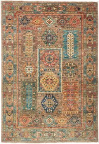 Samarkand Tappeto orientale 130x180 Marrone (Pakistan) Annodato A Mano