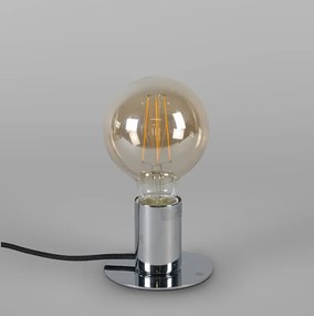 Lampada da tavolo moderna cromata - Facil