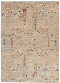 Samarkand Tappeto 240 x 170 Grigio (Pakistan) Annodato A Mano