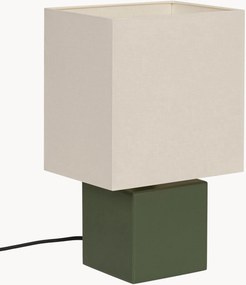 Lampada da tavolo con base in legno di faggio Zam