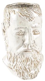 Vaso in gres bianco Calvi - Villa Collection