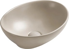 Mexen Elza lavabo da appoggio 40 x 33 cm, beige opaco - 21014066